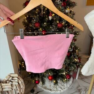 Pink zara crop top croptop